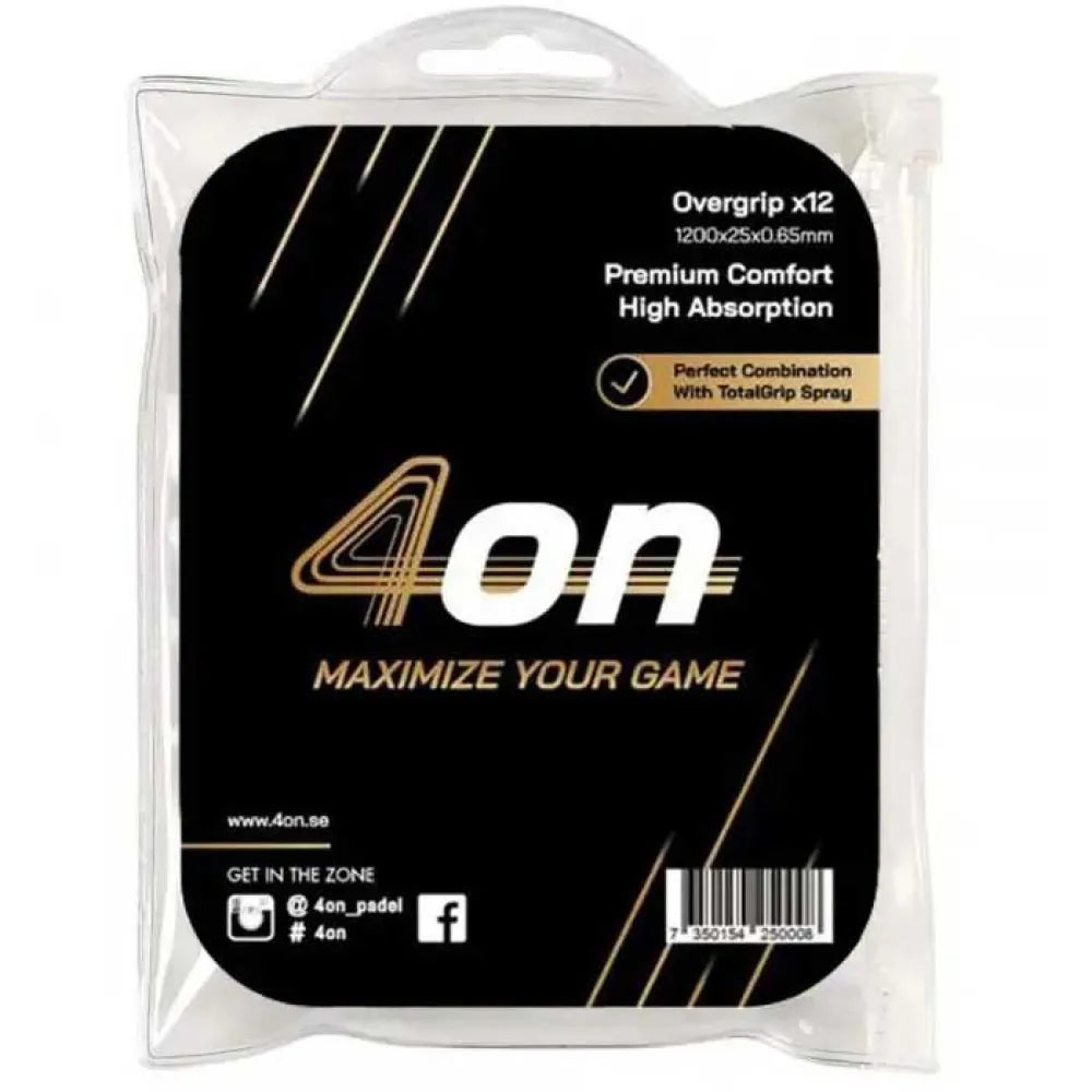 4on Premium Comfort Overgrip (12 Units)
