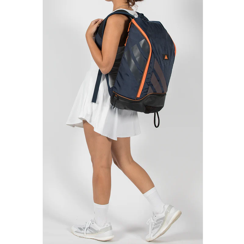 Adidas Pro Tour Backpack (Navy/Orange)